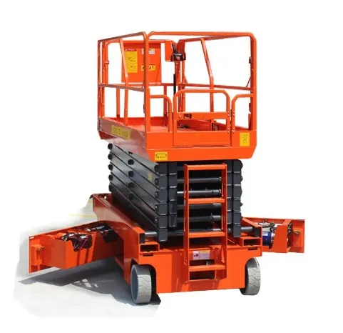 4m 6m 8m 10m 12m 14m Aerial Work Platform Hydraulic Small Mini Scissor Man Lift Mobile Battery Powered Electric Self Propelled Scissor Lift Price for Sale