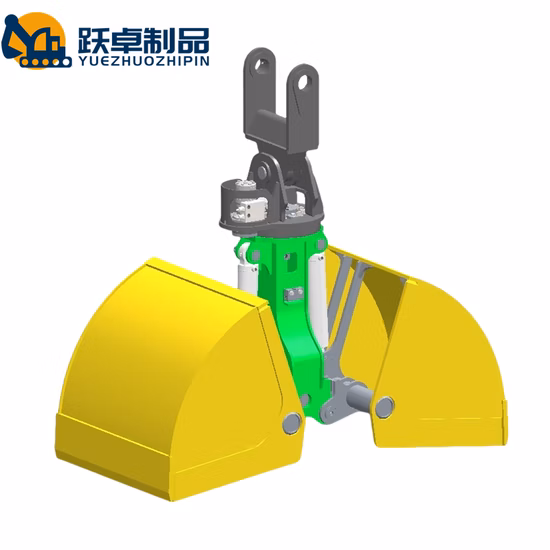 Hydraulischer Zweischalengreifer für Schiffsdeckkran