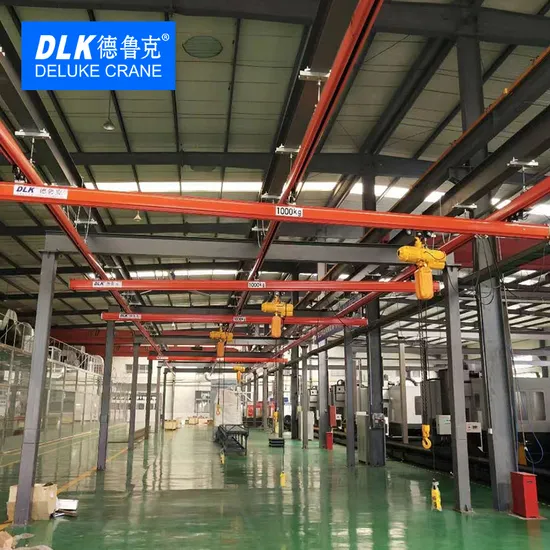 Flexibles Einträger-Kpk-Kransystem mit europäischer Design-Stadtbahnaufhängung und elektrischem Hebezeug