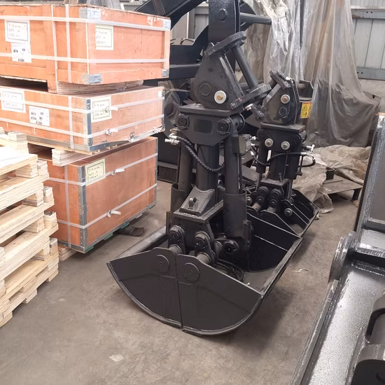 Mini 5t Bagger Greifschaufel Greifschaufel Sandschaufel mit Zähnen